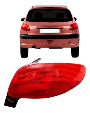Lanterna Traseira Para Peugeot 206 1998 A 02 Modelo Original