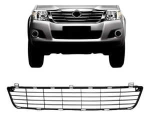 Grade Parachoque Hilux 2012 2013 2014 2015 Central Preto