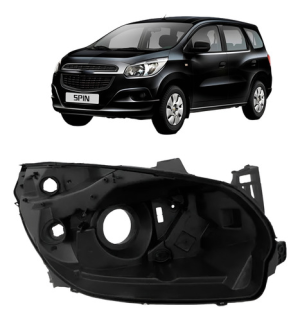 Carcaça Farol Spin 2012 2013 2014 2015 2016 Manual