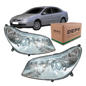 Farol C5 2006 2007 2008 Cromado Depo
