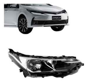 Farol Corolla Xei 18/2019 Elétrico Com Motor Com Led Oferta