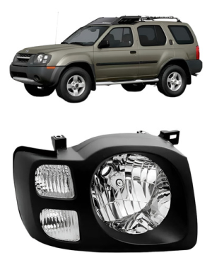 Farol Xterra 2004 A 2007 Moldura Preta