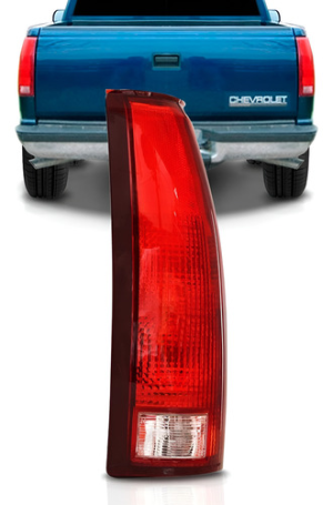 Lanterna Traseira Silverado 1997 A 2004 Bicolor