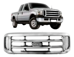 Grade Radiador F250 1999 A 2005 Toda Cromada