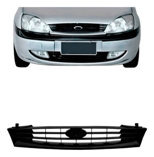 Grade Radiador Fiesta 2000 A 2002 Courier 2000 A 2010 Preto