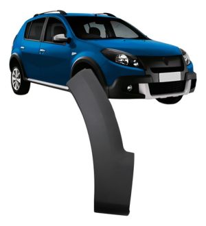 Alargador Vão Roda Diant Sandero Stepway 12 A 14 Parte Meno