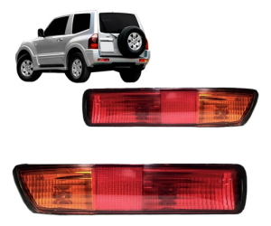 Lanterna Tras Parachoque Pajero Full 2000 A 2002 Verm/ambar