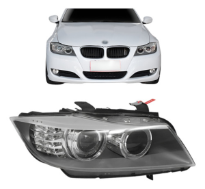 Farol Para Bmw Serie 3 2008 2009 2010 Eletrico Com Projetor
