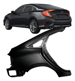 Lateral Traseira Para Honda Civic 2017 2018 2019 2020 2021