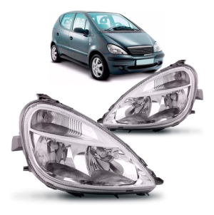 Farol Mercedes Benz Classe A 2001 2002 2003 2004 Liso Tyc