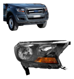 Farol Mascara Negra Manual Ranger 2016 17 2018 Sem Projetor