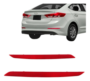 Par Refletor Parachoque Traseiro Elantra 2017 A 2018