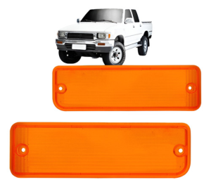 Lente Pisca Seta Parachoque Hilux 1992 À 2001