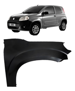 Paralama Fiorino Uno Vivace 2011 A 2014 Sem Furo Moldura