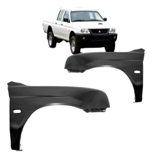 Paralama L200 Sport 04 05 06 07 08 09 10 11 Sem Furo