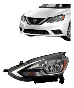 Farol Nissan Sentra 2017 2018 Manual Sem Projetor Tyc Le