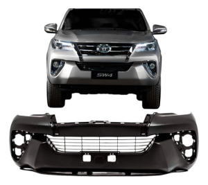Kit Parachoque C/ Defletor Radiador Hilux Sw4 2016 A 2020