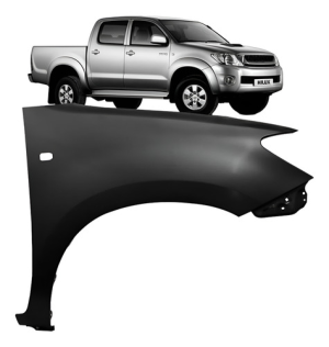 Paralama Hilux 2wd 2005 A 2011 Sem Furo Moldura