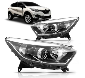 Farol Para Renault Captur 17 A 18 Elétrico Modelo Original
