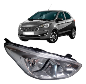 Farol Para Ford Ka 2019 2020 2021 2022 Cromado Manual