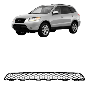 Grade Central Parachoque Santa Fe Gls 4wd 2007 2008 2009