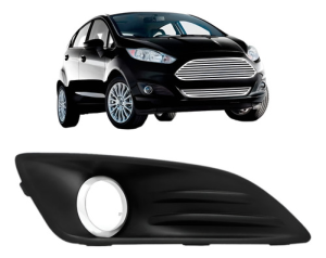 Moldura Milha Aro Cromado New Fiesta 2013 2014 2015 2016