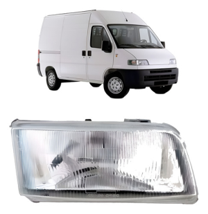 Farol Ducato 1995 A 2002 Manual Cromado