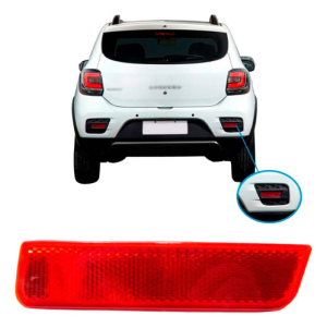 Par Refletor Parachoque Traseiro Sandero Stepway 2015 A 2018