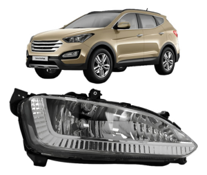 Farol Milha Auxiliar Santa Fé 2014 2015 2016 2017 Sem Led