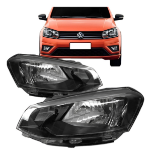 Farol Gol G7 Mascara Negra 2016 2017 2018 Foco Simples