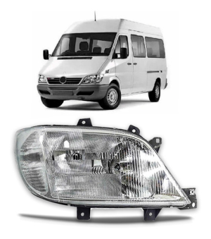 Farol Sprinter 2001 2002 2003 Raiado C/ Auxiliar