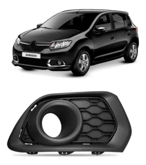 Moldura De Milha Sandero 2015 A 2017 Com Furo