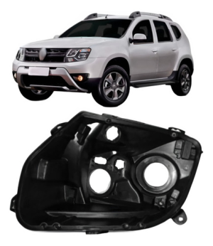 Carcaça Farol Duster 2010 2011 2012 2013 2014 2015