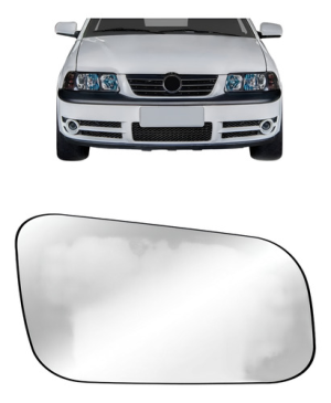 Lente Retrovisor Gol G3 G6 1998 A 2008 Térmico Mega Descont