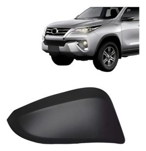Aplique Capa Retrovisor Hilux 2016 A 2018 Preto Texturizado
