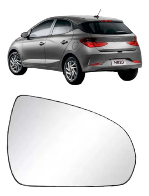 Lente Subconjunto Retrovisor Hb20 2020 A 2022