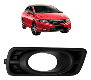Moldura Milha Honda City 2012 2013 2014 Com Furo