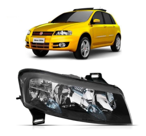 Farol Stilo 01 A 07 Com Moldura Fumê Sem Auxiliar Elétrico