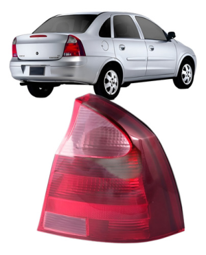 Lanterna Traseira Corsa Sedan 2008 2009 2010 Ré Rosa