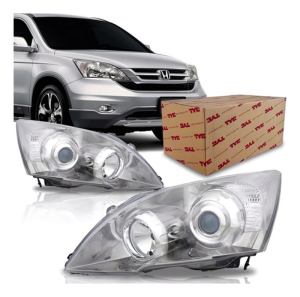 Farol Honda Crv Ano 2007 2008 2009 Mascara Cromada Tyc