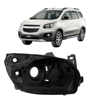 Carcaça Farol Spin 2012 2013 2014 2015 2016 Elétrico