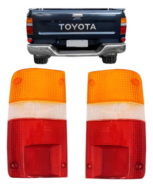 Lente Lanterna Traseira Hilux 1992 Até 2001 4x4/4x2 Tricolo