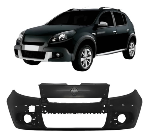 Parachoque Dianteiro Sandero Stepway 2012 2013 2014 Preto