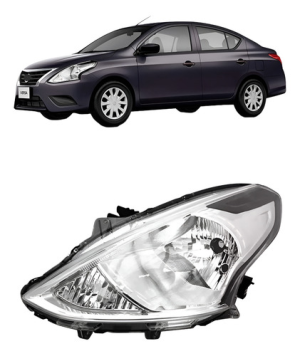 Farol Manual Cromado Versa 2016 2017 2018 2019