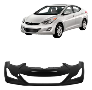 Parachoque Dianteiro Elantra 2014 A 2016 Preto