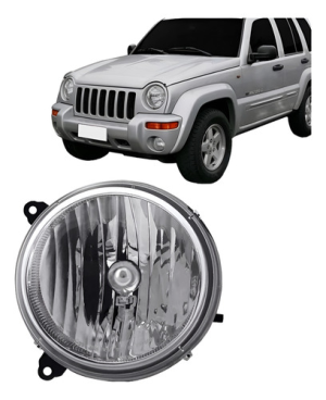 Farol Cherokee Sport 2004 2005 2006 2007 Cromado