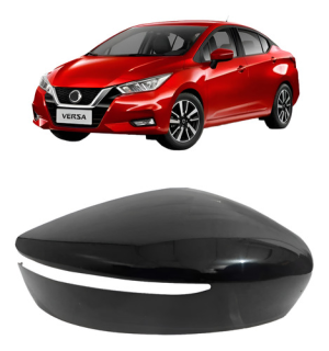 Capa Retrovisor Versa 2020 A 2022 C/ Furo Pisca