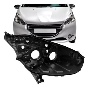 Carcaca Farol Para Peugeot 208 2012 2013 2014 2015 2016