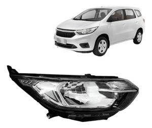 Farol Spin 2019 2020 2021 Cromado Sem Led