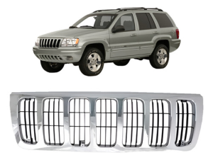 Grade Radiador Grand Cherokee Laredo 1999 A 2003 Cromado